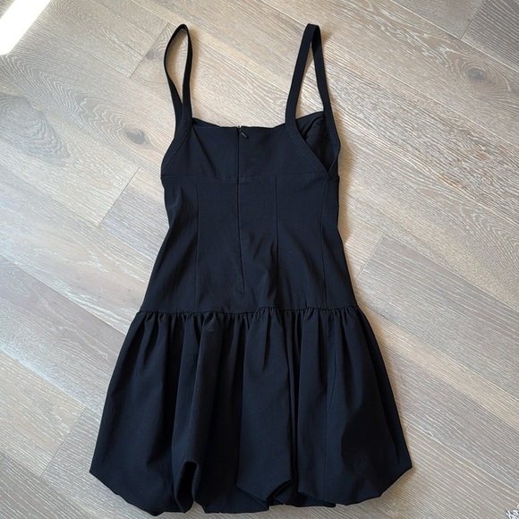 Zara Black Cut Out Bubble Skirt Dress - Picture 5 of 7